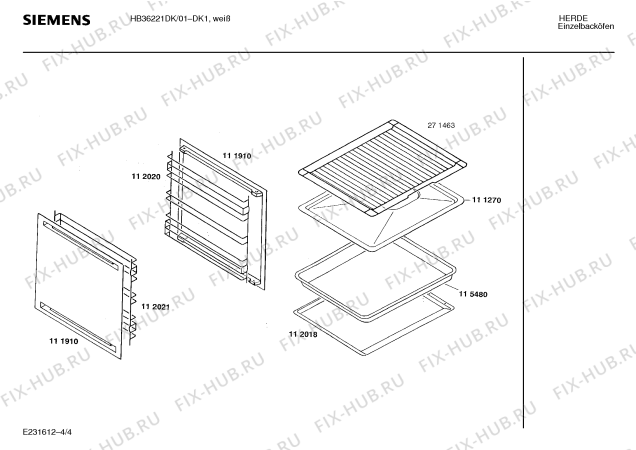 Схема №2 HB36221DK с изображением Индикатор для плиты (духовки) Siemens 00066195