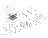 Схема №4 U15M52N3GB с изображением Панель управления для плиты (духовки) Bosch 00743048