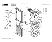 Схема №3 3KF4836N с изображением Дверь для холодильника Bosch 00244815