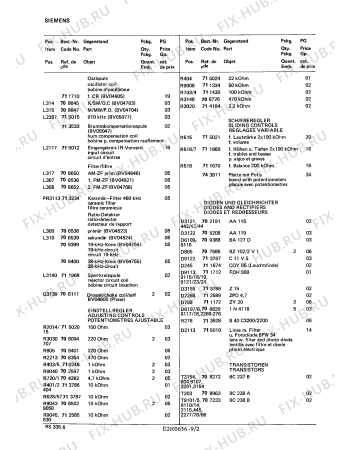 Взрыв-схема аудиотехники Siemens RS3356 - Схема узла 03