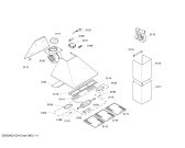 Схема №1 DKE9365AUC с изображением Вентиляционный канал для вытяжки Bosch 00676267