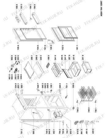 Схема №1 ART471A6 (F090484) с изображением Наставление для холодильника Indesit C00356579