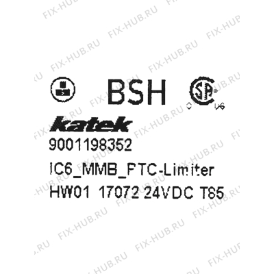 Температурный ограничитель для электропечи Bosch 10004502 в гипермаркете Fix-Hub