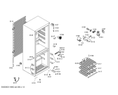 Схема №2 KGV39V60 с изображением Дверь морозильной камеры для холодильника Bosch 00477497