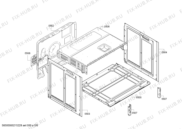Схема №3 5H10M0050 с изображением Ручка двери для духового шкафа Bosch 11028775