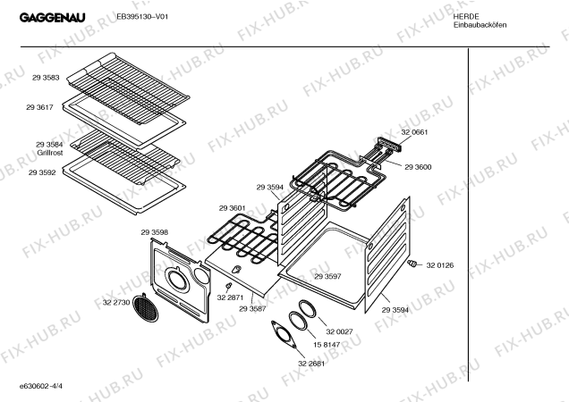 Схема №1 EB395130 с изображением Пружина для плиты (духовки) Bosch 00293705