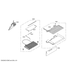 Схема №2 KGN46A73 с изображением Поднос для холодильной камеры Bosch 00679394