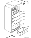 Схема №1 S72700DSX0 с изображением Корпусная деталь для холодильника Aeg 2276231426