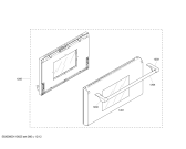 Схема №4 PD484GGBS с изображением Панель управления для плиты (духовки) Bosch 00473028
