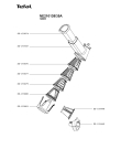 Схема №3 NE210140/35A с изображением Часть корпуса для электромясорубки Tefal SS-193919