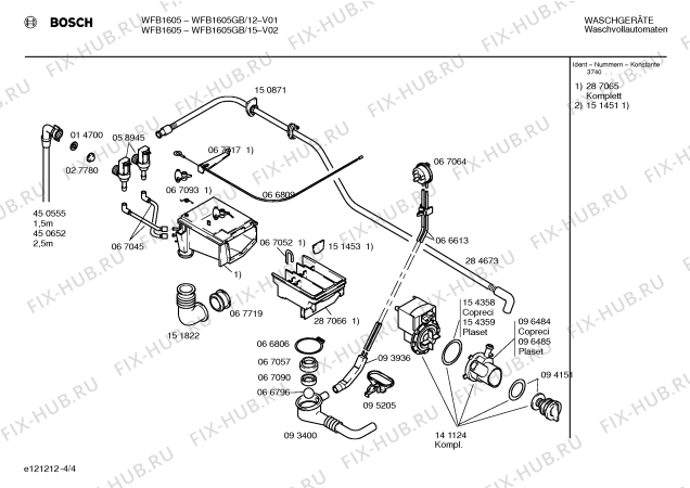 Схема №4 WFB1605AU SILENT & QUICK 800 с изображением Панель управления для стиральной машины Bosch 00296512