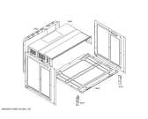 Схема №3 HBN531W0 с изображением Фронтальное стекло для духового шкафа Bosch 00247799