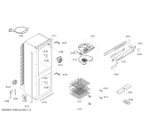 Схема №1 K4464X6FF с изображением Дверь для холодильника Bosch 00244034