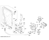 Схема №3 SMU58T42SK с изображением Передняя панель для посудомойки Bosch 00700742