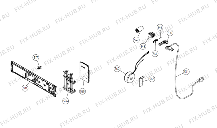 Взрыв-схема стиральной машины Gorenje T761 JP   -White #21576110-6 (900002584, TD33AJP) - Схема узла 05