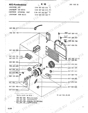 Взрыв-схема стиральной машины Aeg LTH635 WEISS - Схема узла Section3