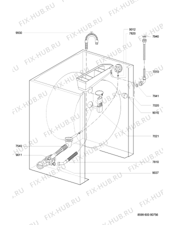 Схема №2 AWG174WP AWG 174 с изображением Всякое для стиральной машины Whirlpool 481941879111