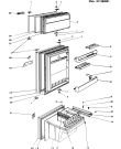 Схема №2 KDF2603T (F000541) с изображением Дверь для холодильной камеры Indesit C00022862