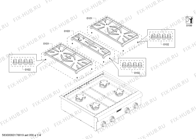 Схема №2 PCG305P Thermador с изображением Плата для духового шкафа Bosch 00628681