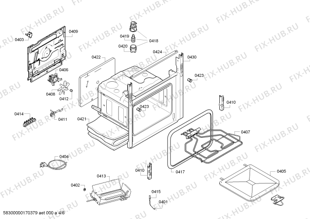 Схема №4 HGG94W355R Bosch & Panel Printing с изображением Переключатель для духового шкафа Bosch 00627019