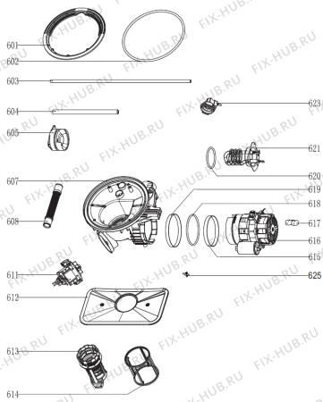 Схема №1 GS52214W (352702, GORENJE#8) с изображением Панель управления для посудомоечной машины Gorenje 385770