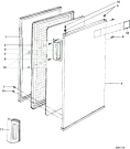 Схема №1 GSF2700TRECO (F018636) с изображением Испаритель для холодильника Indesit C00174948
