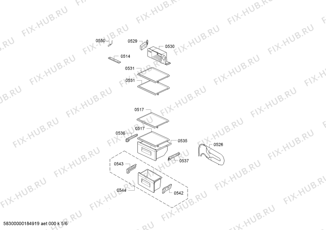 Схема №2 KAD90VB204 Side by side с изображением Дверь для холодильной камеры Bosch 00715583