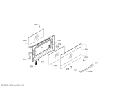 Схема №1 HBL3552 с изображением Передняя панель для духового шкафа Bosch 00642014