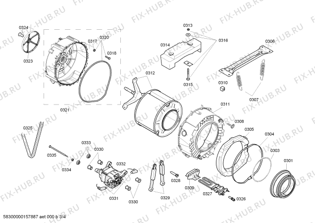 Схема №2 WAE24269TI с изображением Ручка для стиральной машины Bosch 00623511