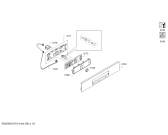 Схема №3 HBA58T650A с изображением Панель управления для плиты (духовки) Bosch 00704214