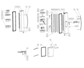 Схема №1 QRT3100X с изображением Корпусная деталь для холодильной камеры Aeg 4055338398