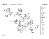 Схема №1 WM39010 SIWAMAT PLUS 3901 с изображением Панель управления для стиралки Siemens 00273952