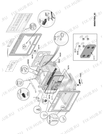 Схема №1 303.168.09 COO T10 S COOKER IK с изображением Панель для электропечи Whirlpool 482000097608