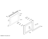 Схема №1 4HB426X Horno lynx ind.inx.multf.carr.ec2 с изображением Стекло часов для плиты (духовки) Bosch 00617059