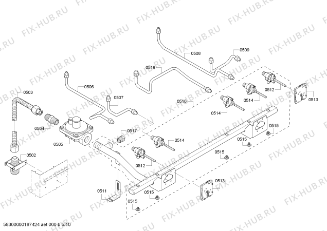 Схема №1 PRD305PH Thermador с изображением Панель управления для электропечи Bosch 00714356