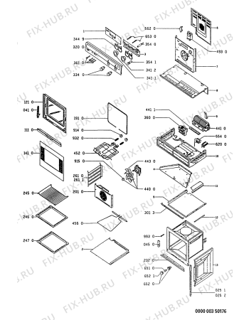 Схема №1 AKP 621/AV с изображением Кнопка для духового шкафа Whirlpool 481941129002