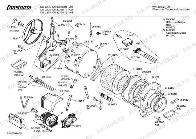 Схема №4 CW32350 CW3235 с изображением Панель управления для стиралки Bosch 00296853