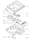 Схема №1 AKM 471/BA с изображением Тэн для электропечи Whirlpool 481990721952
