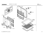 Схема №2 HV200510 с изображением Передняя часть корпуса для плиты (духовки) Siemens 00442797