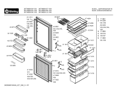 Схема №4 3KF4866A с изображением Дверь для холодильной камеры Bosch 00242067