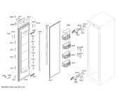 Схема №2 T24BR70FS с изображением Стеклопанель для холодильника Bosch 00681797