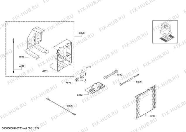 Схема №2 CD666652 Constructa с изображением Планка для электровытяжки Bosch 00770835