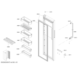 Схема №2 KAD92SB30 с изображением Наклейка для холодильной камеры Bosch 00638107