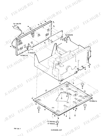 Схема №2 RW7257 с изображением Сервисная инструкция для телевизора Siemens 00535070