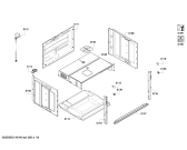 Схема №5 CF630250 с изображением Внешняя дверь для духового шкафа Bosch 00681643