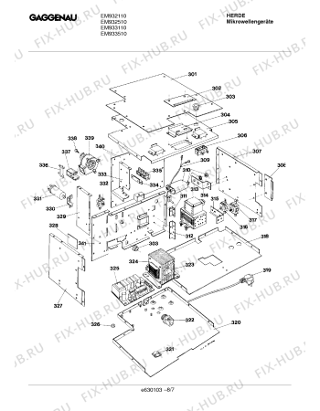 Схема №3 EM933210 с изображением Пружина для состава Bosch 00157544