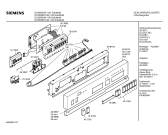 Схема №5 SL59590EU с изображением Передняя панель для электропосудомоечной машины Siemens 00299013