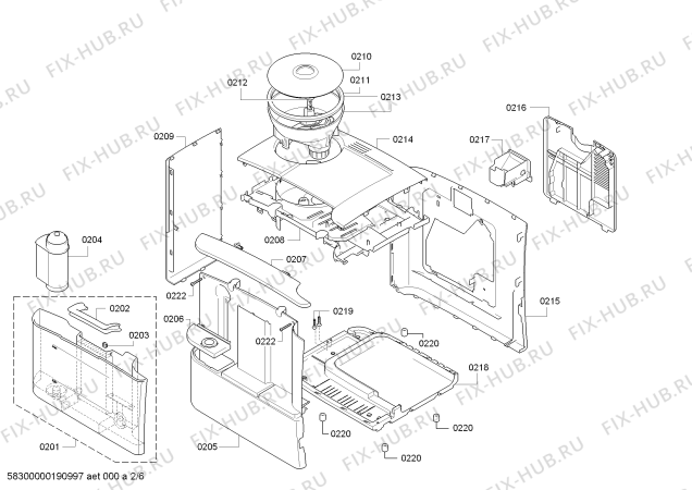 Схема №3 TE525F19DE EQ.5 extraKLASSE с изображением Панель управления для кофеварки (кофемашины) Siemens 12008811