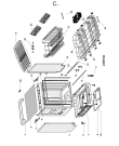 Схема №3 ADPU 502 WH с изображением Ручка регулировки (кнопка) для электропосудомоечной машины Whirlpool 488000504524