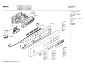 Схема №2 SHU5307UC Sensotronic с изображением Передняя панель для посудомоечной машины Bosch 00361565